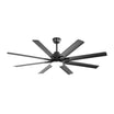 Sofucor 66-inch Modern Big Size Ceiling fan with LED DC with remote control for Living room