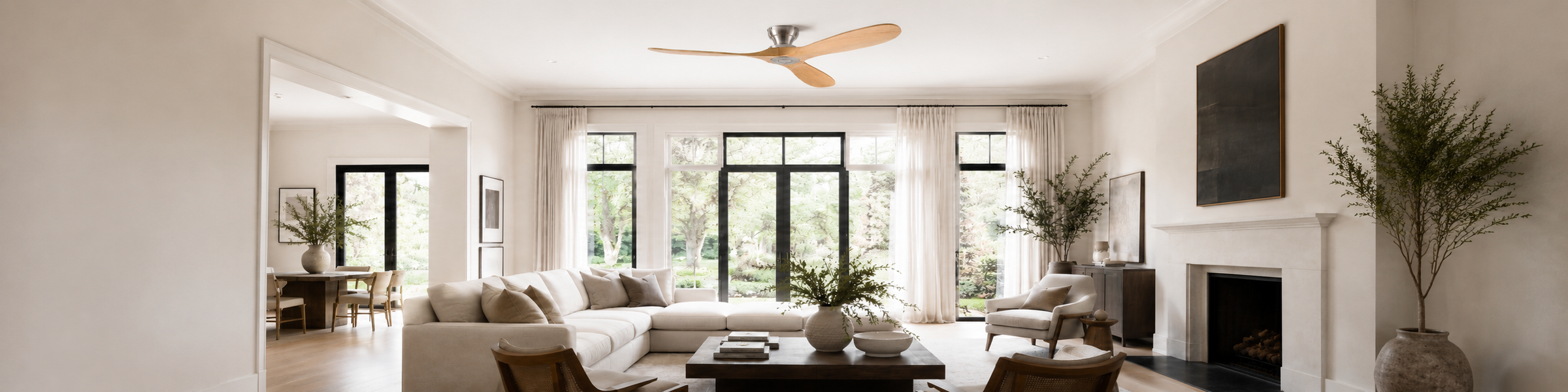 ventilateur de plafond pour salon