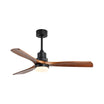 Sofucor 52-inch remote control wood ceiling fan with LED DC 6-speed high wind speed