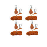 4 Tendeurs Réglables Nylon Pour Voile D’Ombrage